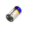 Back view of Exhaust Mufflers 80mm Stainless Steel colorful Straight Tip B123