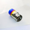 Back view of Exhaust Tip 80mm Stainless Steel colorful Straight cut Tip B20