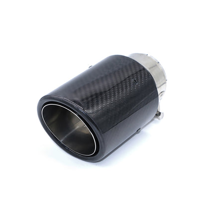 Carbon Fiber Exhaust Tip 63mm Black 089-63L