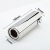 Dimension of Exhaust Muffler 51mm Stainless Steel silver Straight cut Tip A2