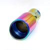Exhaust Mufflers 80mm Stainless Steel colorful Angle-cut Tip C32