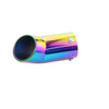 Front view of Exhaust Tip 89mm Stainless Steel colorful Turndown Tip C190