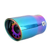 Horizontal view of Exhaust Mufflers 80mm Stainless Steel colorful Round cut intercooled Tip C12X