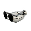 Horizontal view of Exhaust Tip 63mm Stainless Steel silver Universal Tip A1922