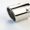 Part of  Exhaust Tip 75mm Stainless Steel Silver Rolled Tip A9