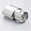 Side of Exhaust Muffler 63mm Stainless Steel Silver Angle-cut Tip A151