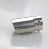 Side of Exhaust Muffler 76mm Stainless Steel Silver Angle-cut Tip A150