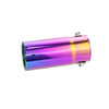 Side of Exhaust Mufflers 58mm Stainless Steel colorful Round cut intercooled Tip C58