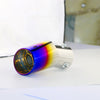 Side of Exhaust Mufflers 63mm Bolt-on Stainless Steel Colorful Turndown Tip B14H