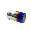 Side of Exhaust Mufflers 80mm Stainless Steel colorful Straight Tip B123