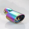 Side view of Exhaust Tip 63mm Stainless Steel Colorful Angle-cut Tip C203