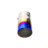 Upper view of Exhaust Mufflers 80mm Stainless Steel colorful Straight Tip B123