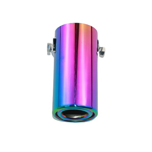 Upper view of Exhaust Tip 51mm Stainless Steel colorful Straight cut Tip C1