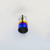 Upper view of Exhaust Tip 80mm Stainless Steel colorful Straight cut Tip B20